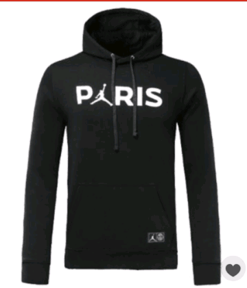 2018-19 PSG Black Hoody Shirt